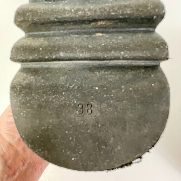 Marco Patent Platform Lace Up Brogue Oxfords Shoes, Deep Green, Size 7.5 (EU 38) - Picture 10 of 10